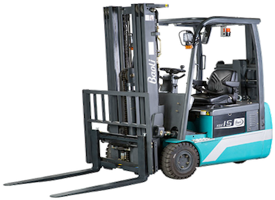 Baoli Electric Forklifts - Baoli Forklift Png (445x308), Png Download