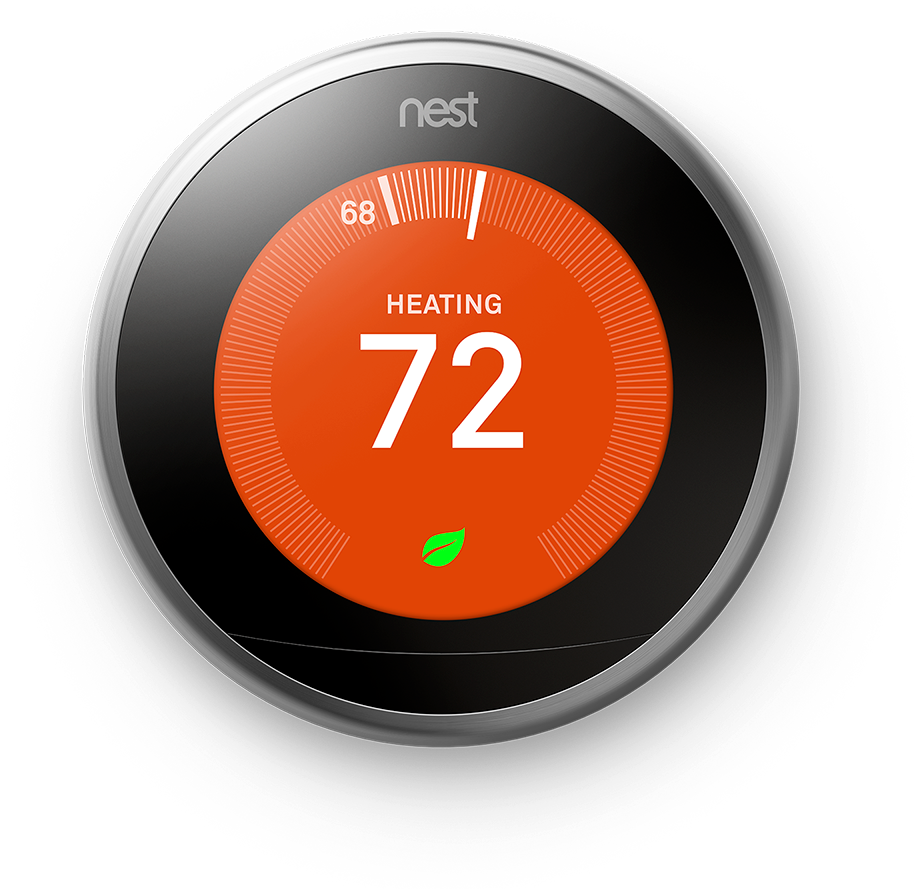 Learning Thermostat - Nest 3rd Generation Learning Thermostat (1000x1000), Png Download