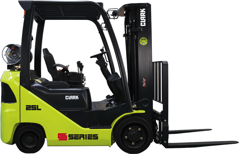 Clark S30c Ic Cushion Forklift - Clark S Series Forklift (816x558), Png Download