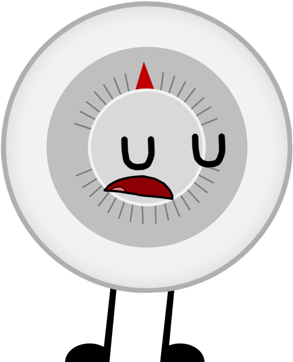 Thermostat Pose - Thermostat Cartoon (594x720), Png Download