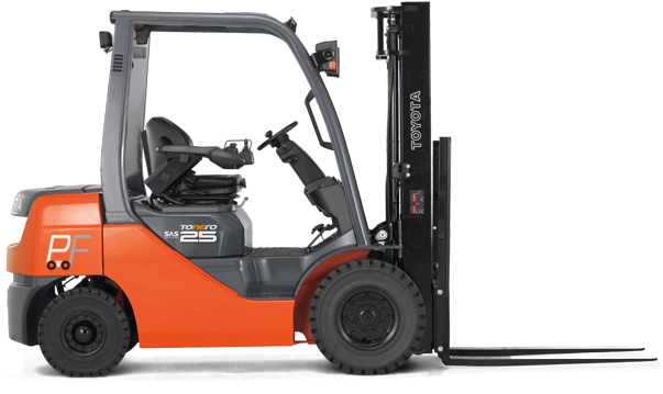 Toyota Forklift (630x370), Png Download