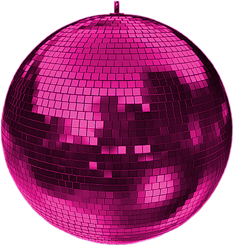 Disco Light Ball Png - Silver Disco Ball Transparent (500x500), Png Download