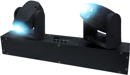 North London Lighting Hire - Kam Kmh2 Rgbw Multicolour Dual Moving Head Bar (699x366), Png Download