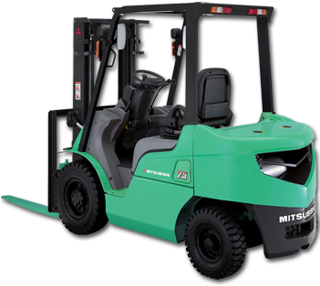 Sales & Rent Forklift - Mitsubishi Fd25nt (350x350), Png Download