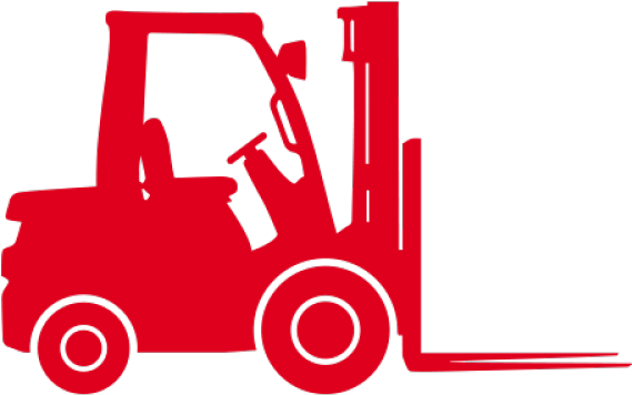 Forklift Red Clipart (640x480), Png Download