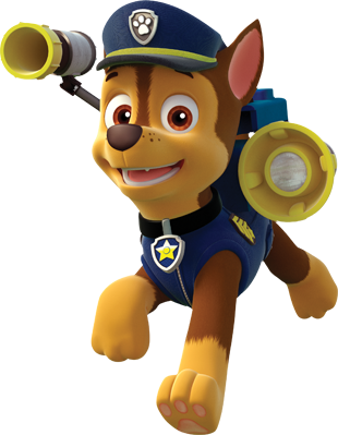 Chase Clipart Transparent - Paw Patrol Chase Png (310x399), Png Download