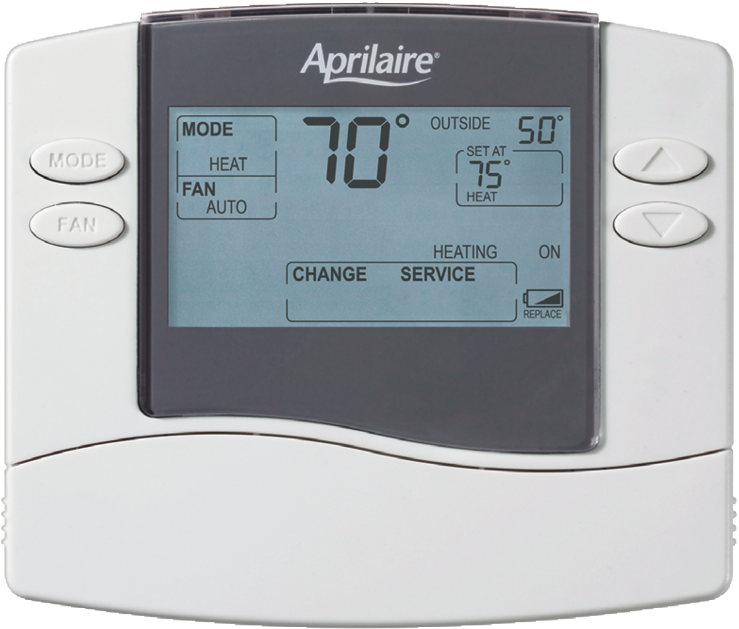 Aprilaire 8444 Non-programmable Thermostat - Aprilaire 8463 5/2 Or 5/1/1 Day Programmable Thermostat (1047x960), Png Download