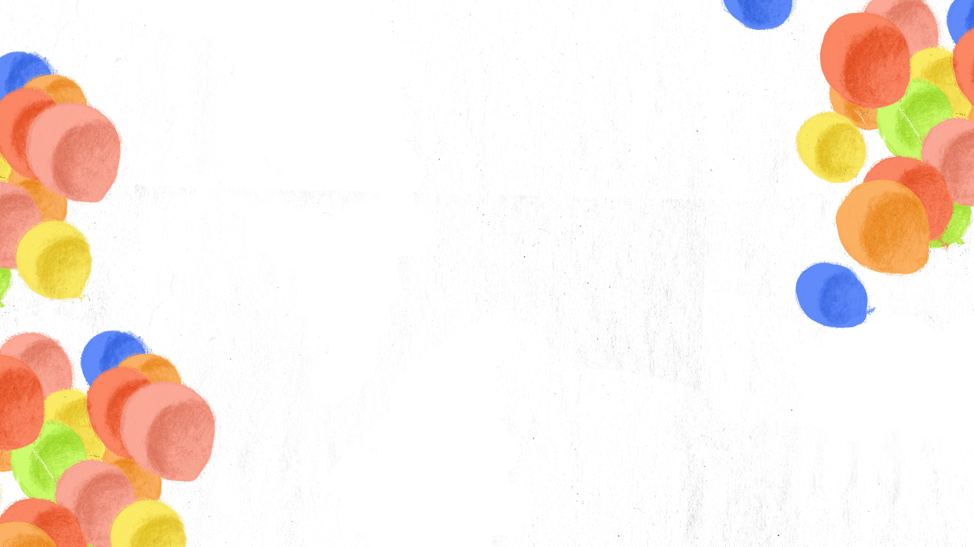 Balloons-background - Child Art (1920x1080), Png Download