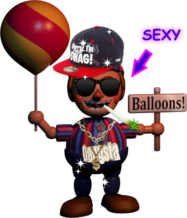 Enragement Child - Fnaf Memes Balloon Boy (379x442), Png Download