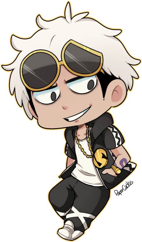 Guzma By Papercactus On Deviantart Vector Transparent - Pokemon Guzma Png (511x843), Png Download