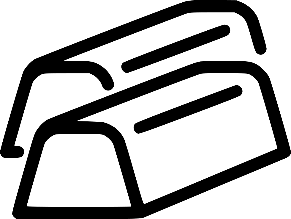 Gold Bars - - Gold Bar (980x736), Png Download