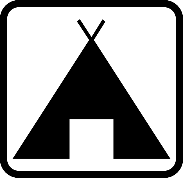 Free Vector Geant Pictogramme Camping Clip Art - Camping Clip Art (600x586), Png Download