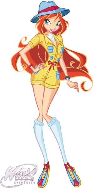 Bloom 4 Camping - Winx Club Bloom Season 4 Date (300x615), Png Download