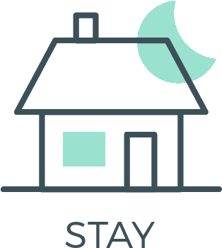 Lodging - White (417x417), Png Download