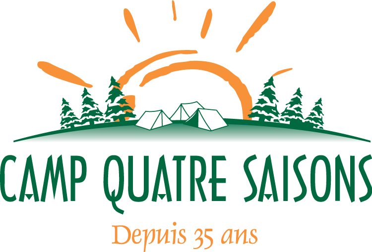 Camp Quatre Saisons Free Vector - Camping Vector Logo Free (750x509), Png Download