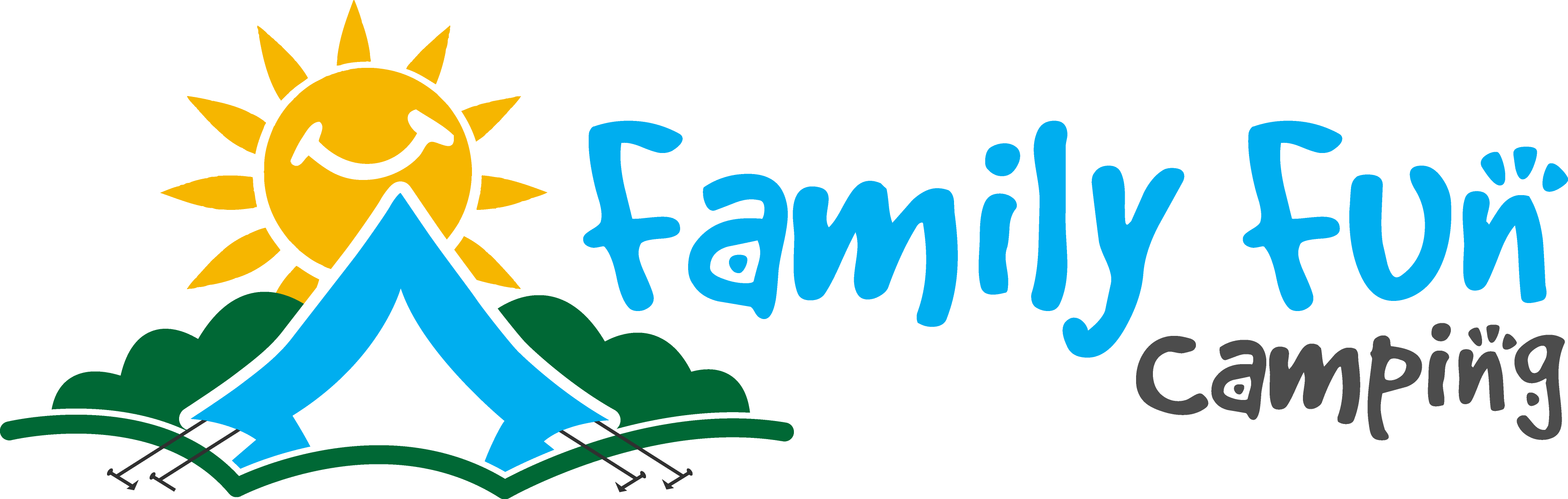 Family Fun Camping Logo - Fun Camping Png (3721x1184), Png Download