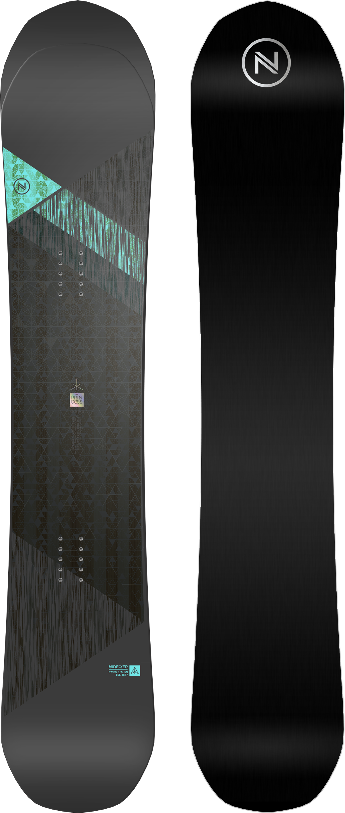 Princess The Ultimate Women's All Mountain Snowboard - Nidecker (1575x3150), Png Download