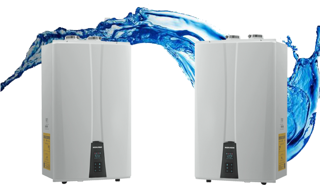 Blue Water Background With Navien Clear Copy - Wallpaper (650x433), Png Download