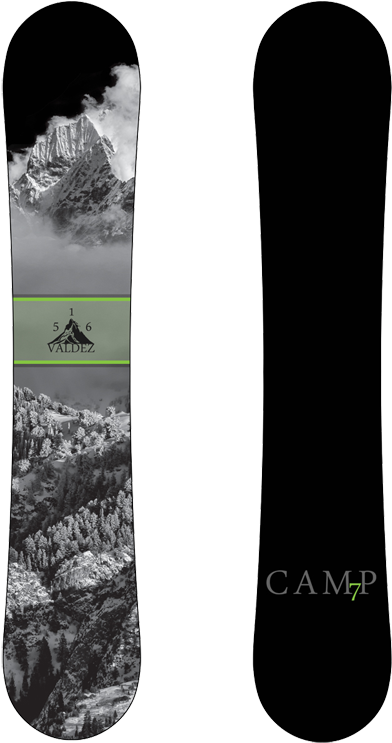 Camp Seven Valdez Snowboard (750x750), Png Download