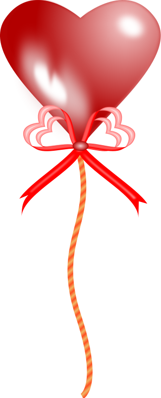 Balloon Png Transparent Background - Heart Shape Balloon Transparent Background (325x800), Png Download