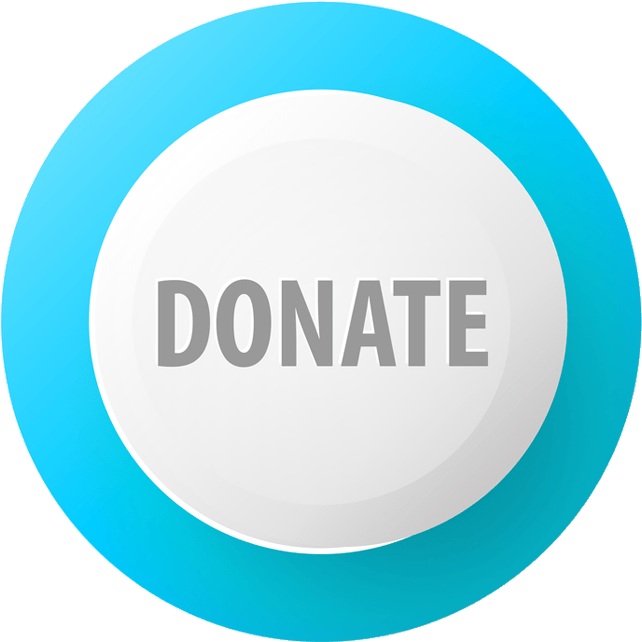 Donate Blue And White Button - National Marker Caution Do Not Operate Tag - Pack Of (687x687), Png Download