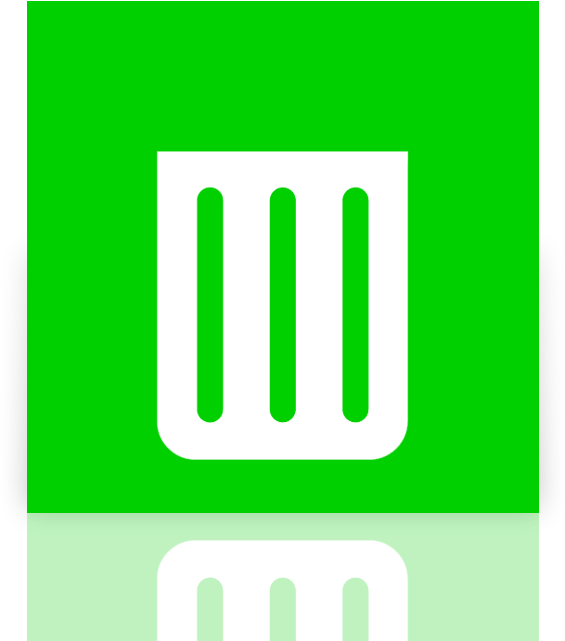 Empty, Mirror, Recycle, Bin Icon - Papelera De Reciclaje Metro Icon (640x640), Png Download