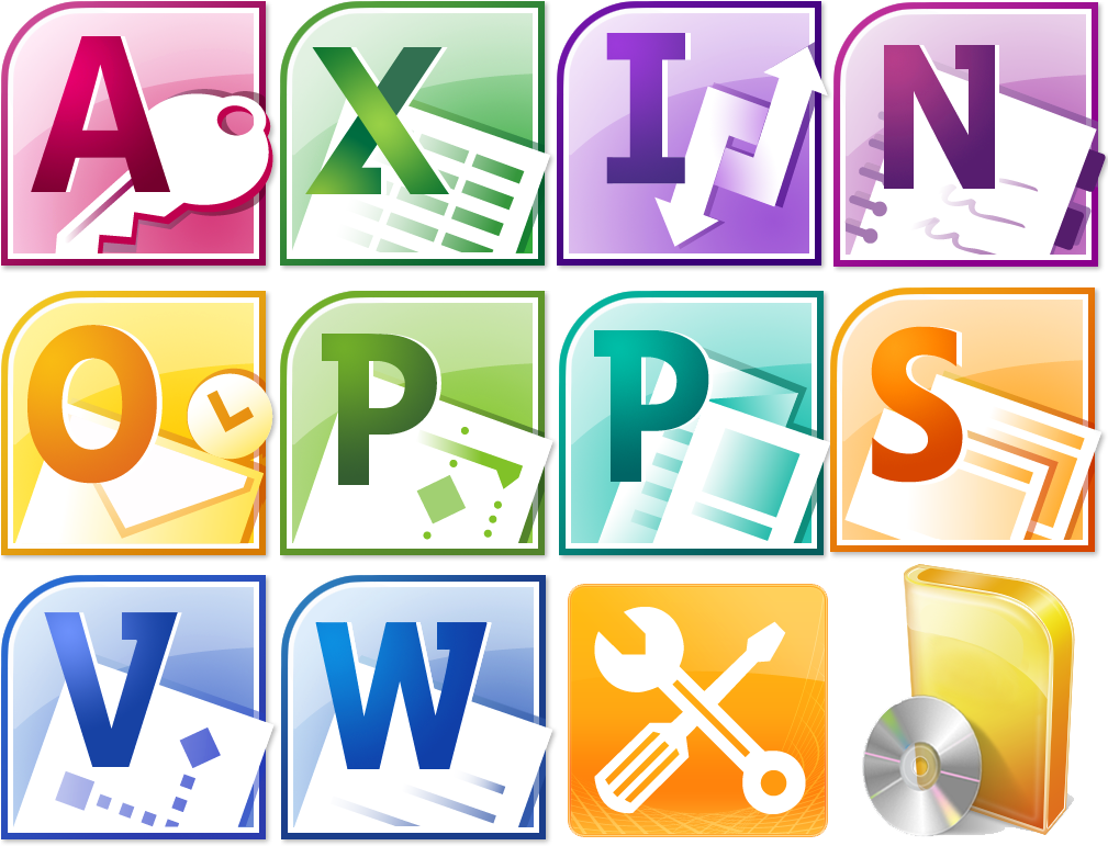 Images For &gt - Microsoft Office 2010 Professional Plus 32/64bit Product (1024x783), Png Download