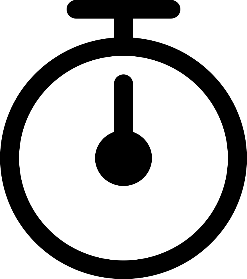 Context Timer Comments - Flat Icon Watch Png (868x980), Png Download