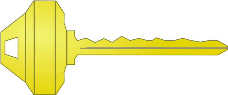 Chave De Casa Amarela (800x339), Png Download