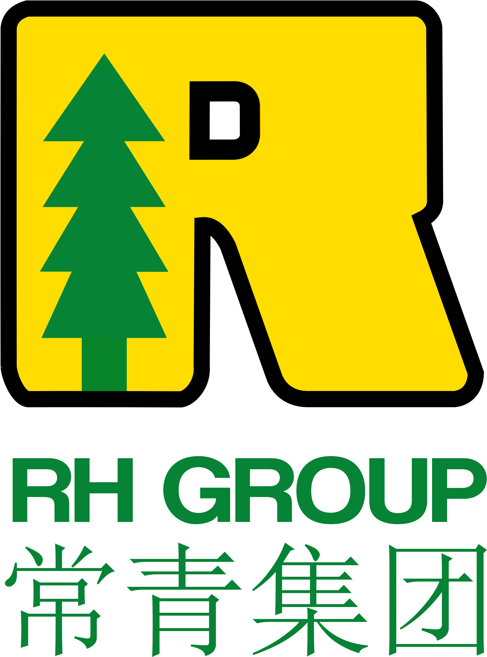 Official Logo Of Rh Group - Nichijou (2000x2828), Png Download