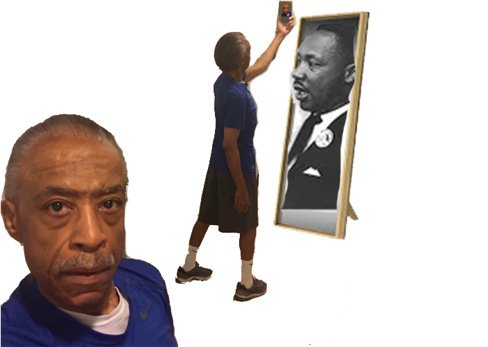Al Sharpton's Selfie, Should We Boycott - Mirror Al Sharpton (839x500), Png Download