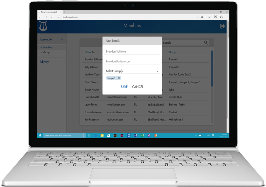 Add To Group - Netbook (1000x759), Png Download