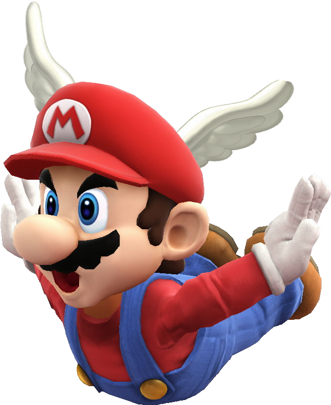 Wing Mario Flying - Peach Or Toadstool Meme (751x880), Png Download