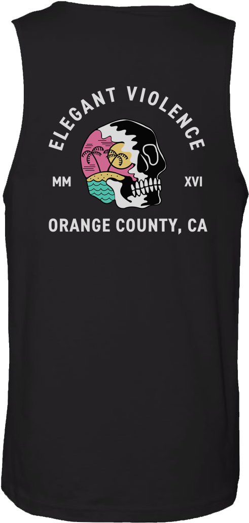 Skull Icon Premium Tank - Asics Premium Tee (1050x1050), Png Download