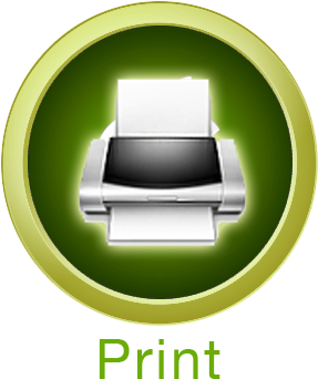 Download Button Print Green - Print Button Icon Png PNG Image with No  Background - PNGkey.com