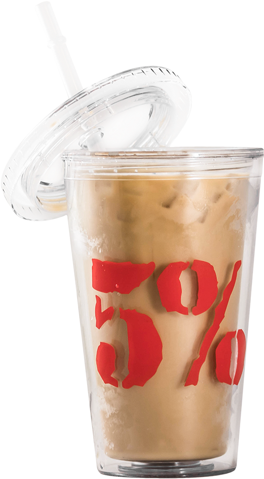 Promo 5% Tumbler - Milkshake (1080x1080), Png Download