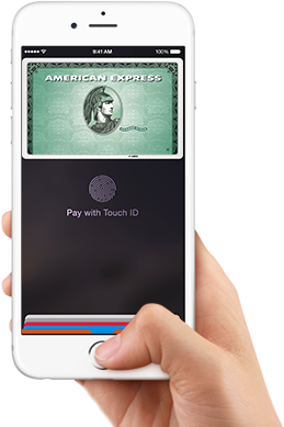 American Express Outline Apple Pay - Apple Pay On Mcdonald's App (460x415), Png Download