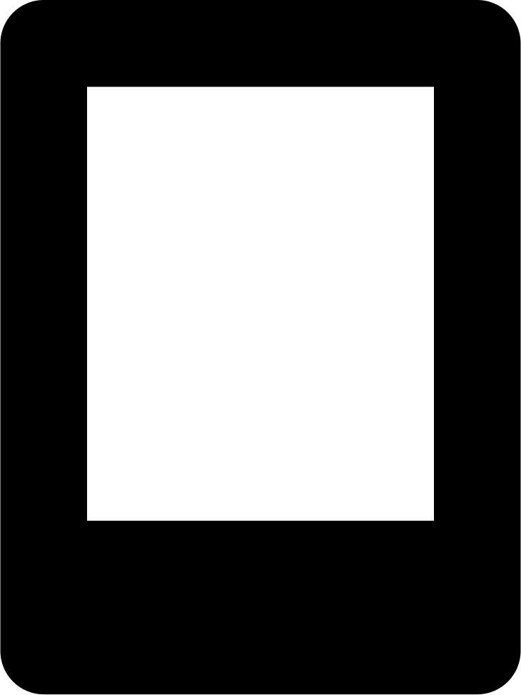 Iphone Mobile Phone Contact Comments - Tablet Icon White Png (736x981), Png Download