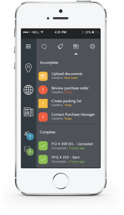Iphone App User Interface - Glamo America, Inc. Iremocon - The Ultimate Learning (526x709), Png Download