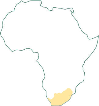 Draw The Map Of South Africa (374x404), Png Download
