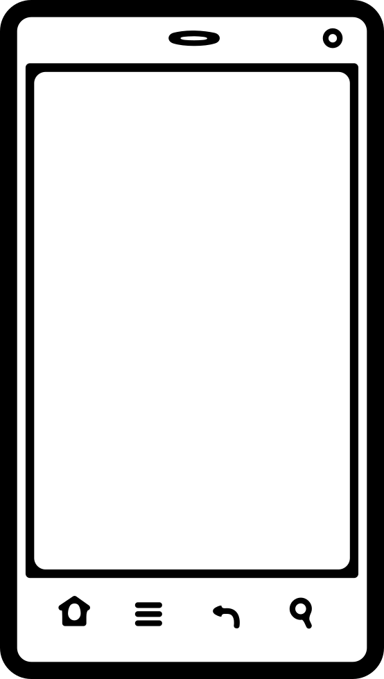 Mobile Phone Outline With Tools Comments - Werepenguin Munchkin (554x980), Png Download
