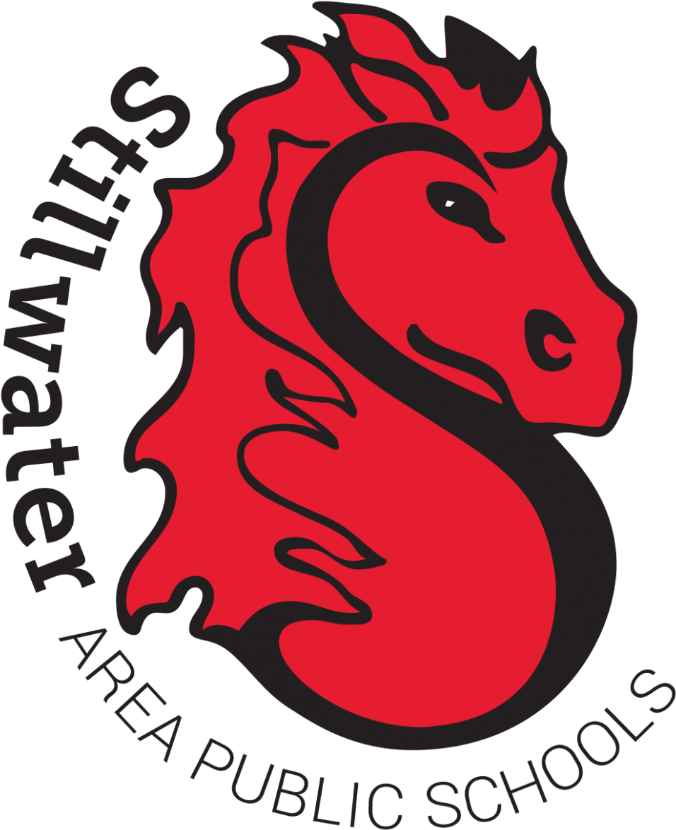 Vertical Pony With Text - Stillwater Area High School Logo (983x1200), Png Download