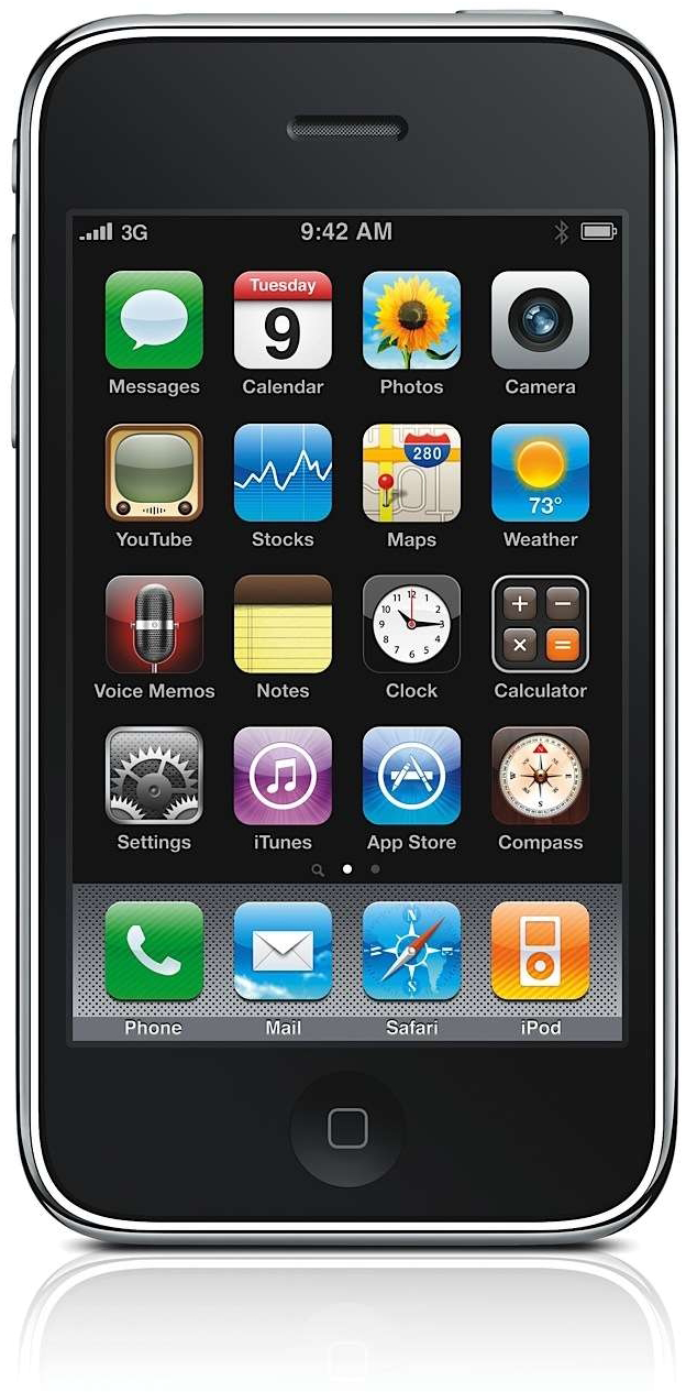 Iphone 3gssoftware Operation - Iphone 3gs (1344x1344), Png Download