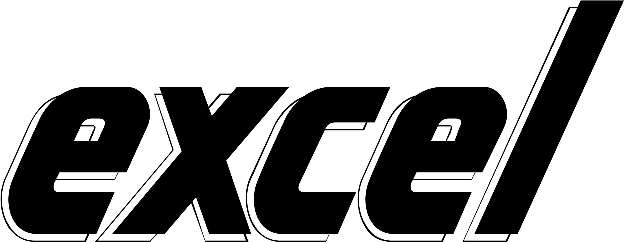 Excel Logo Png Transparent - Hyundai Excel (2400x2400), Png Download