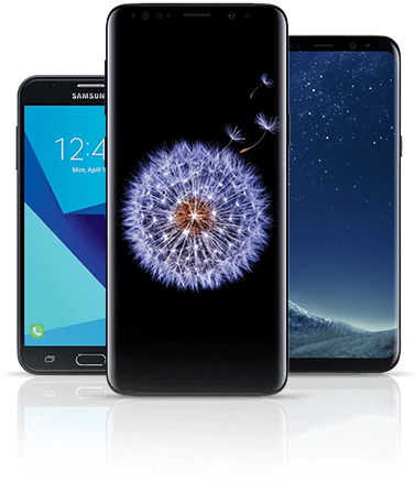 Set Up Is Simple - Iphone 10 Samsung S9 (383x454), Png Download