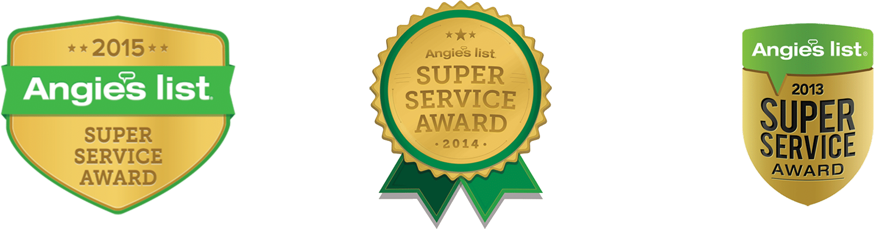 For Three Straight Years Watkins Construction Has Been - Angies List Super Service Award Badge 2014 (1800x600), Png Download