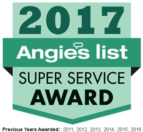 7-years In A Row - Angie's List Super Service Award 2018 (529x464), Png Download