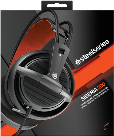 Steelseries Siberia 200 Black (665x499), Png Download