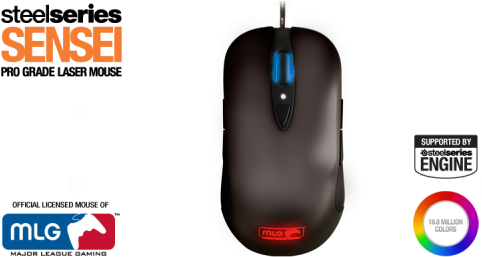 Steelseries Mlg Sensei Gaming Mouse (pc) (500x500), Png Download