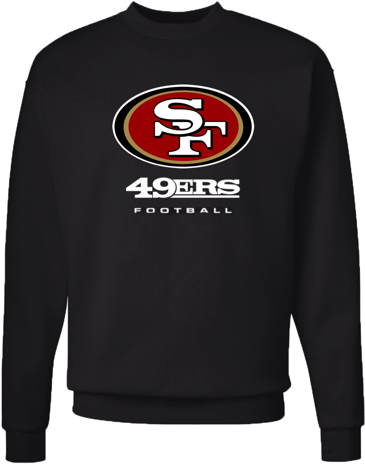 San Francisco 49ers Majestic Nfl Critical Victory Iii - Cat Mom Af Sweatshirt (1000x1000), Png Download